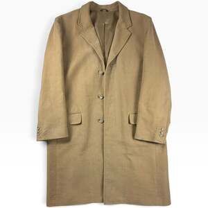 Banana Republic Khaki 100% Cotton Overcoat Coat Men’s Medium